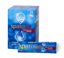 SPATONE 100% NATURAL LIQUID IRON SHOTS SUPPLEMENT 28 SACHETS