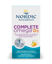 Nordic Naturals Complete Omega 3.6.9-D 60 Softgels