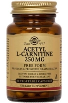 Acetyl-L-Carnitine 250 mg Vegetable Capsules