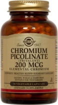 Chromium Picolinate 200 µg Vegetable Capsules