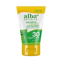 Alba Botanica Sensitive Mineral Sunscreen Fragrance Free - SPF 30 - 113g