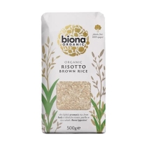 Biona Organic Risotto Brown Rice 500g