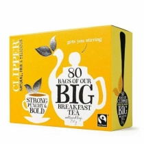 Clipper Fairtrade 80 Bags of our Big Breakfast Tea 250g