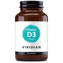 Viridian Vitamin D3 2000iu (Vegan) 60 Caps