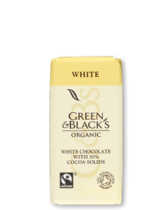 Green & Blacks White