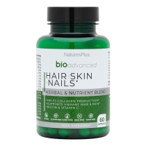 Natures Plus Bio Advanced Hair Skin Nails 60 Capsules