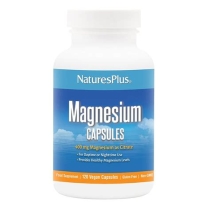  Natures Plus Magnesium Capsules - 120 Capsules 