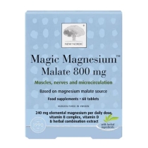 New Nordic Magic Magnesium Malate 800mg 60 Tablets