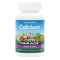 Natures Plus Animal Parade Children's Calcuim Sugar Free 90 Chewables