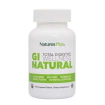 Nature's Plus GI Natural Digestive Wellness 90 Tablets